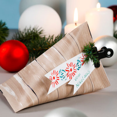 :fixed: Weihnachtliche Verpackung zum Nikolaus