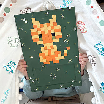 :fixed: MDF Katze zum gestalten und puzzeln