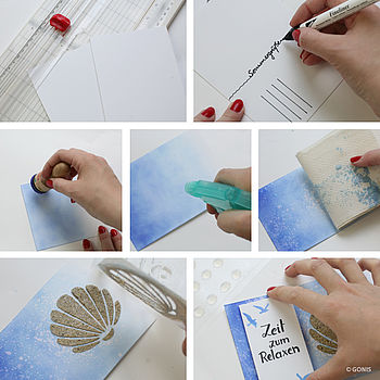 "Postkarte selber machen"