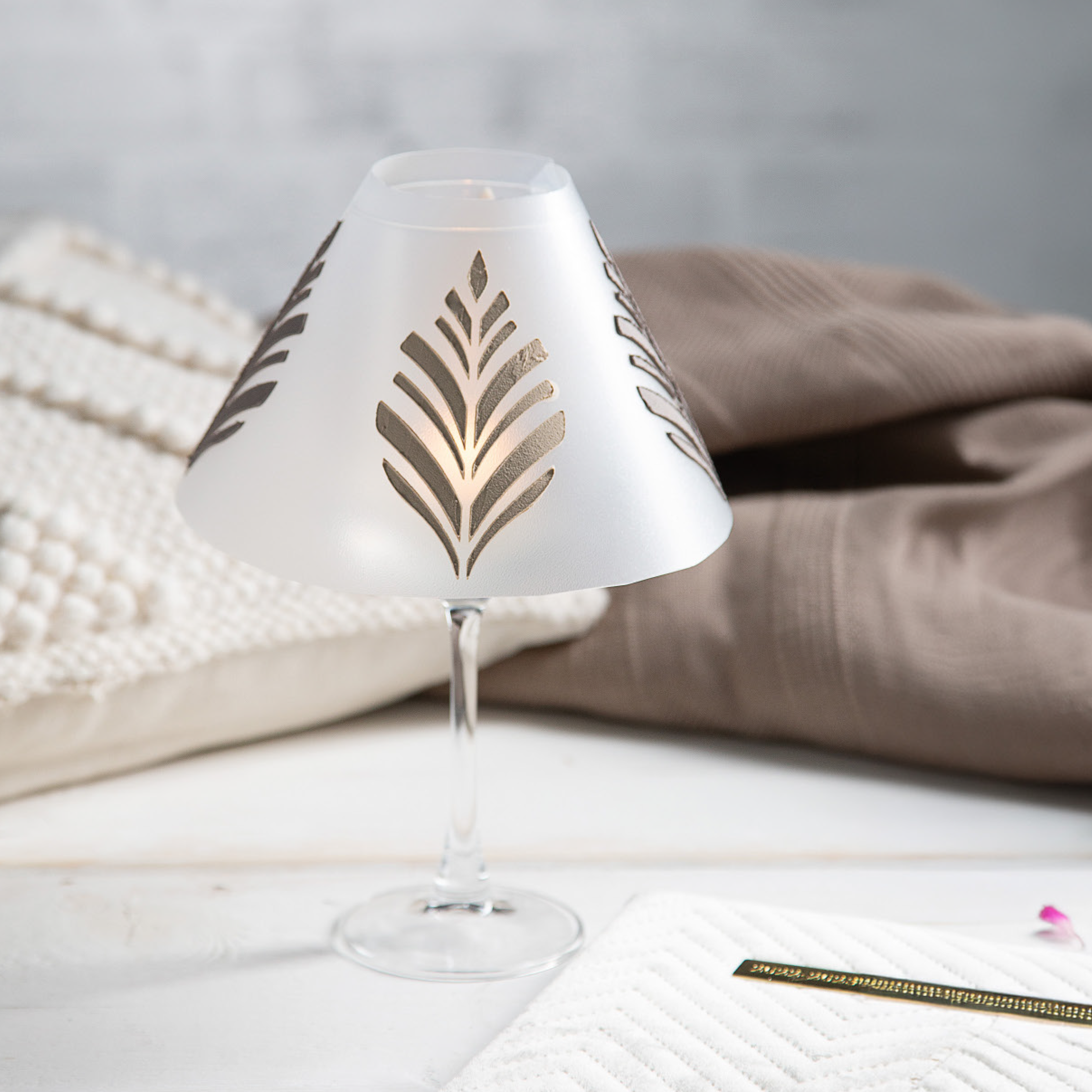 :fixed: KreativFolie Dekoidee Lampe